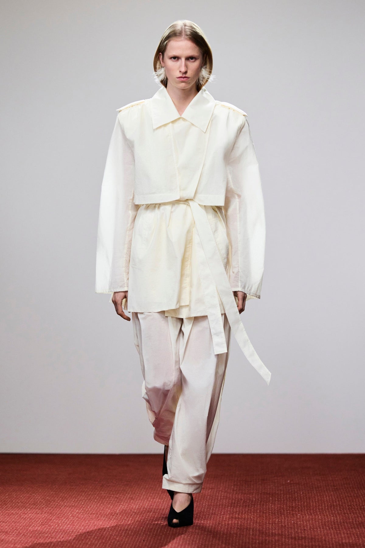 Rhia Sheer Crop Length Trench