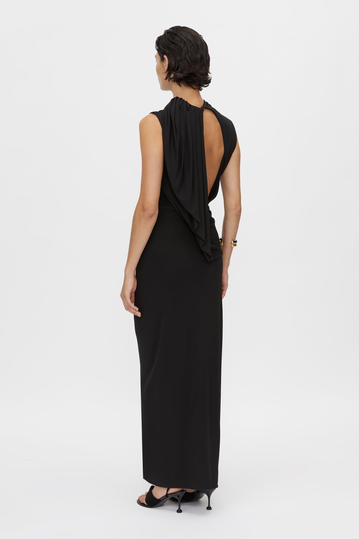 Paloma Draped Sleeve Dress