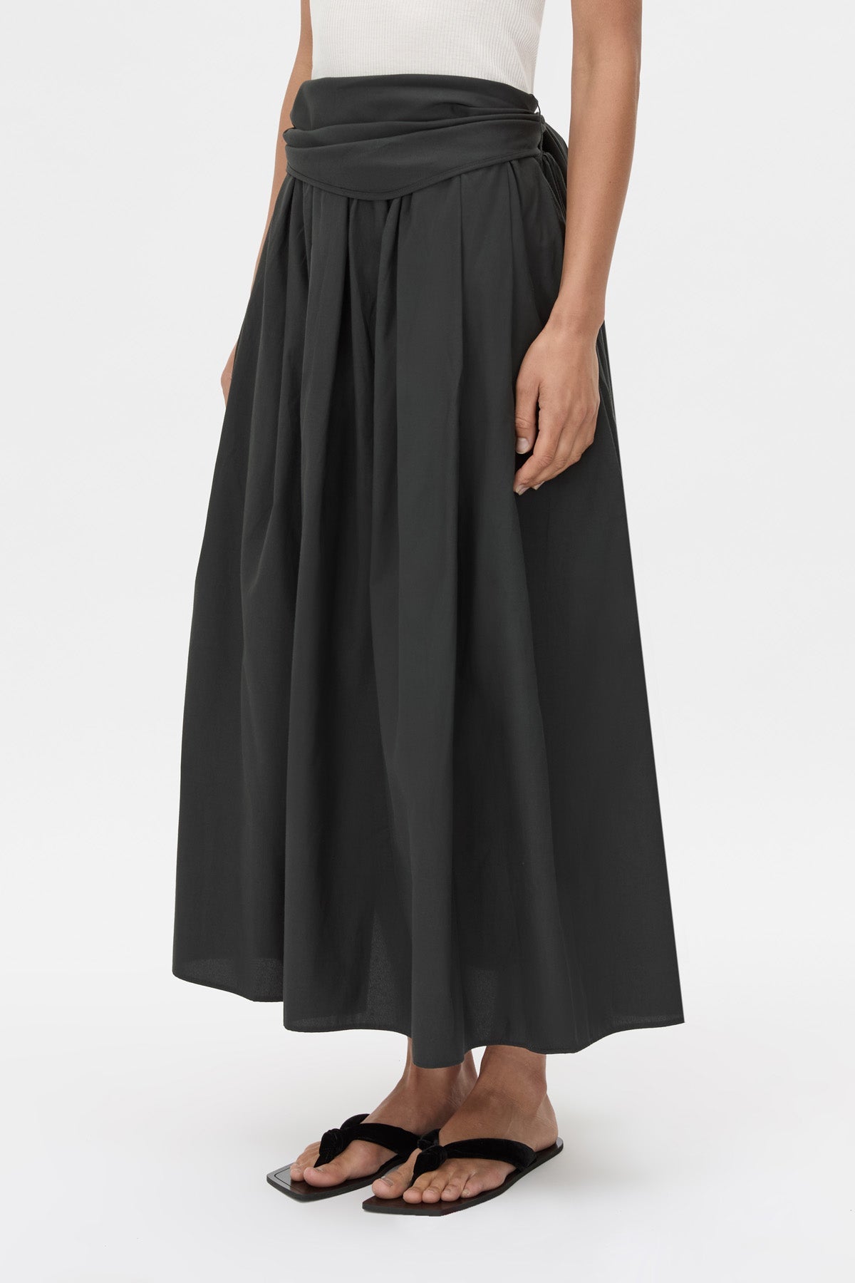 Milo Gathered Skirt W/belt