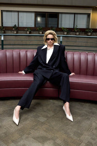 Orban Mid Rise Wide Leg Pant