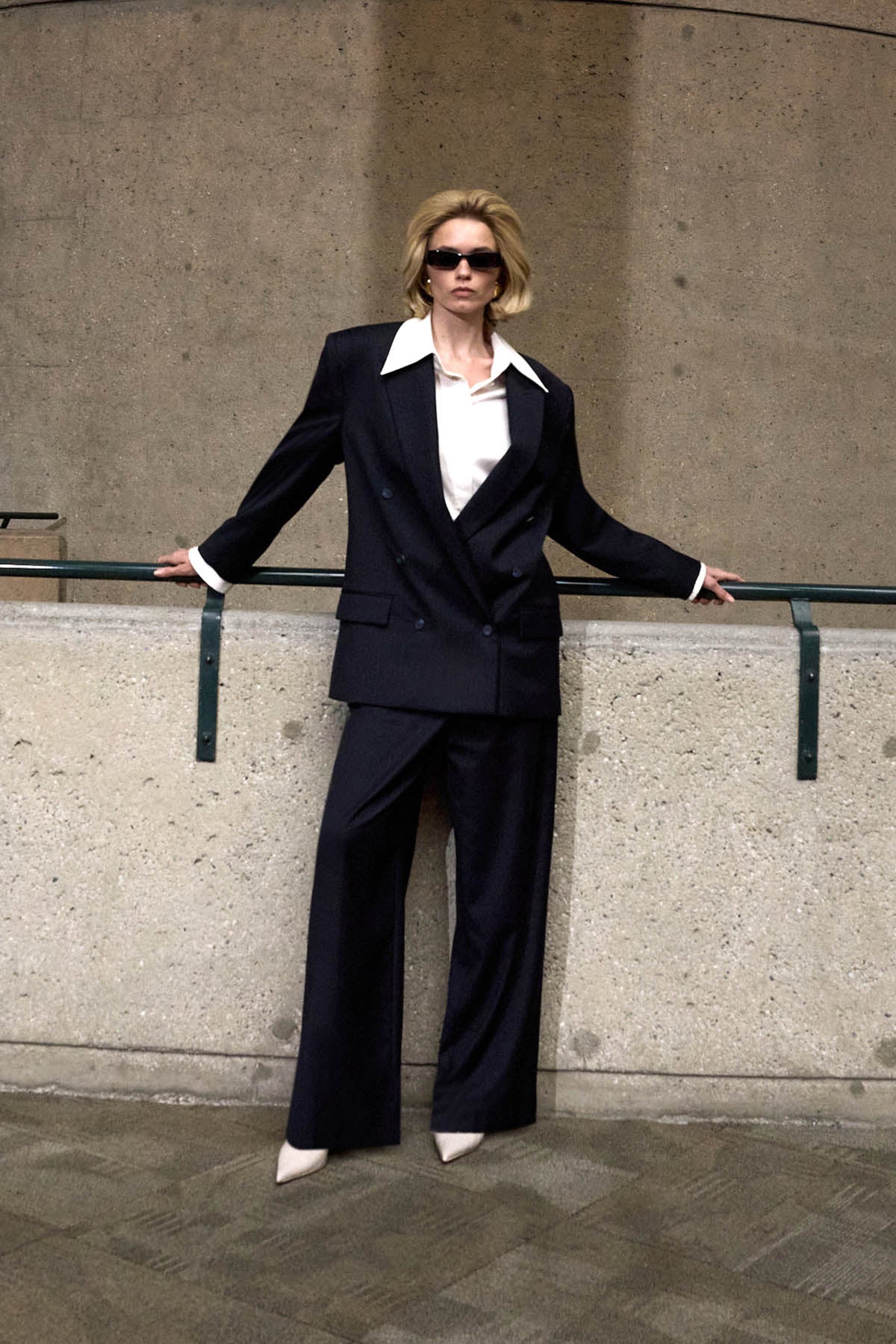 Orban Mid Rise Wide Leg Pant