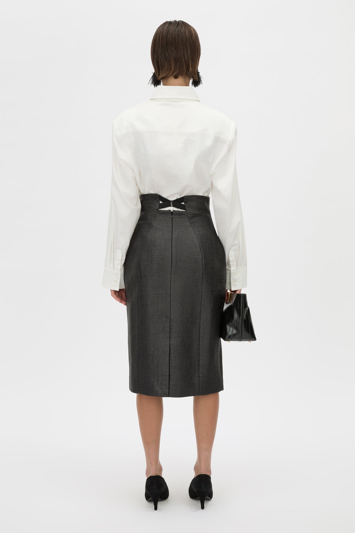 Alpine Textured Midi Skirt