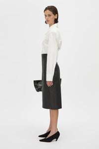 Alpine Textured Midi Skirt