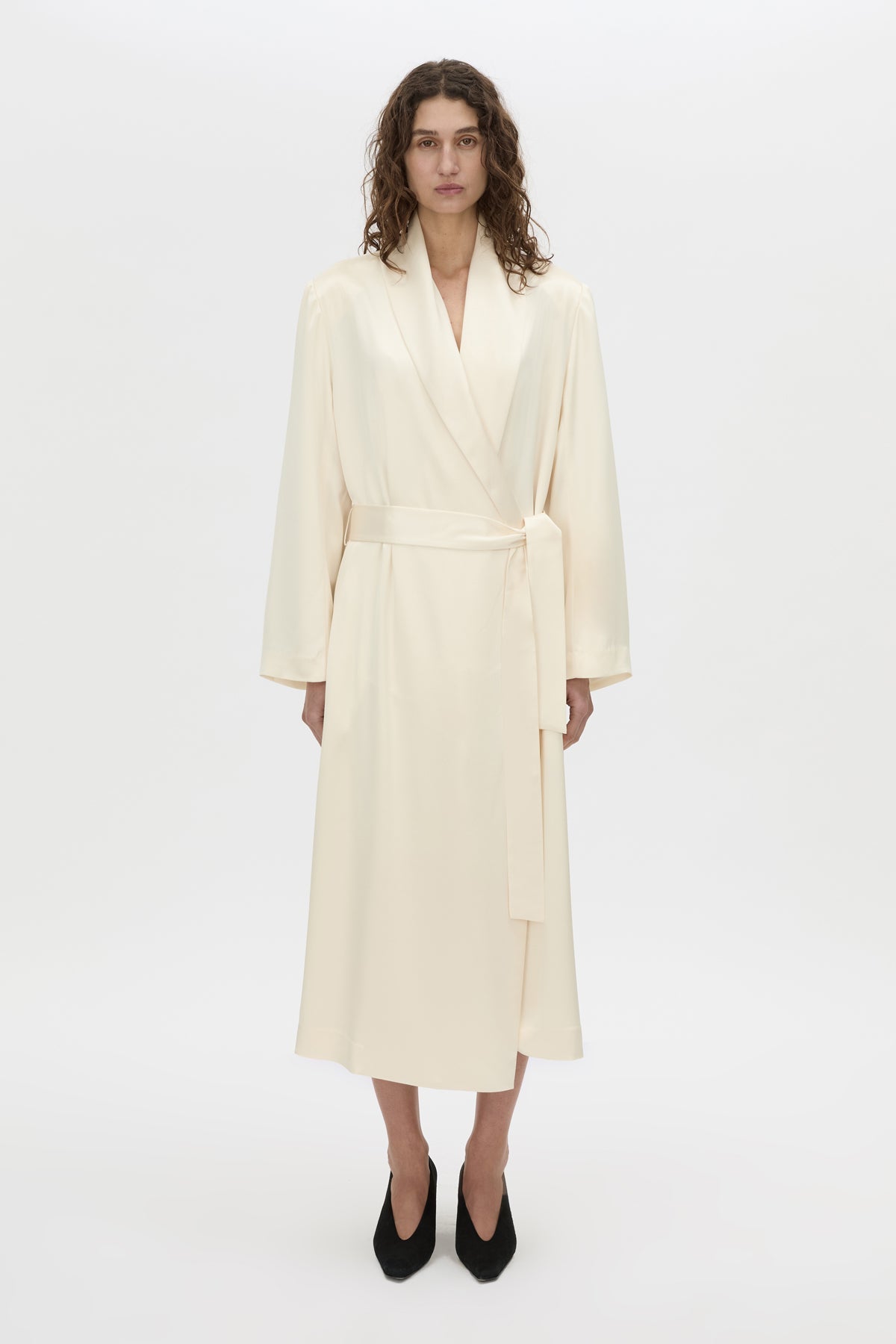 Arion Shawl Collar Dress