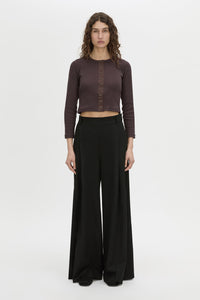 Aubrey Long Sleeve Rib Top