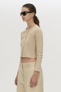 Aubrey Long Sleeve Rib Top
