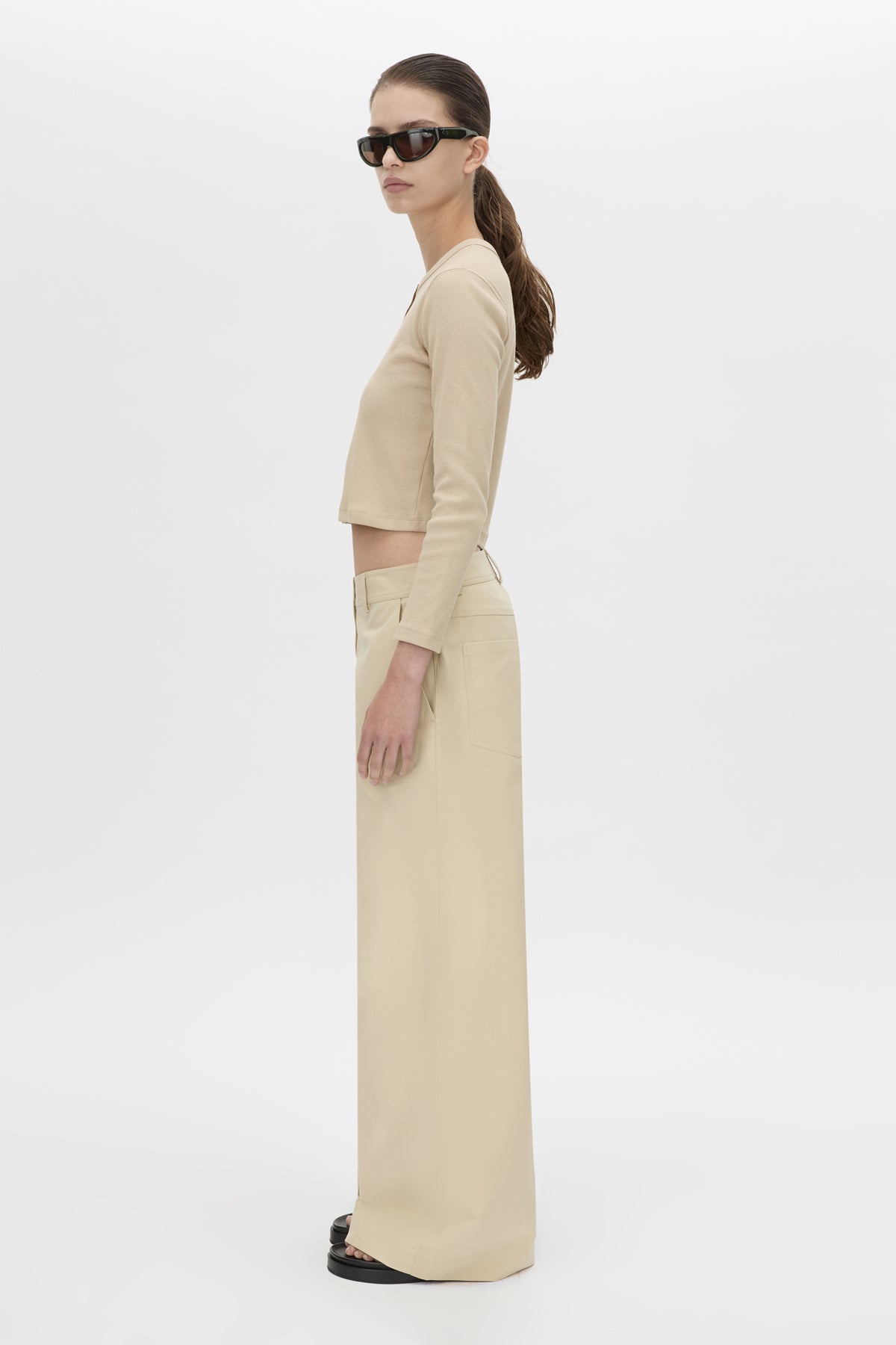 Aubrey Long Sleeve Rib Top