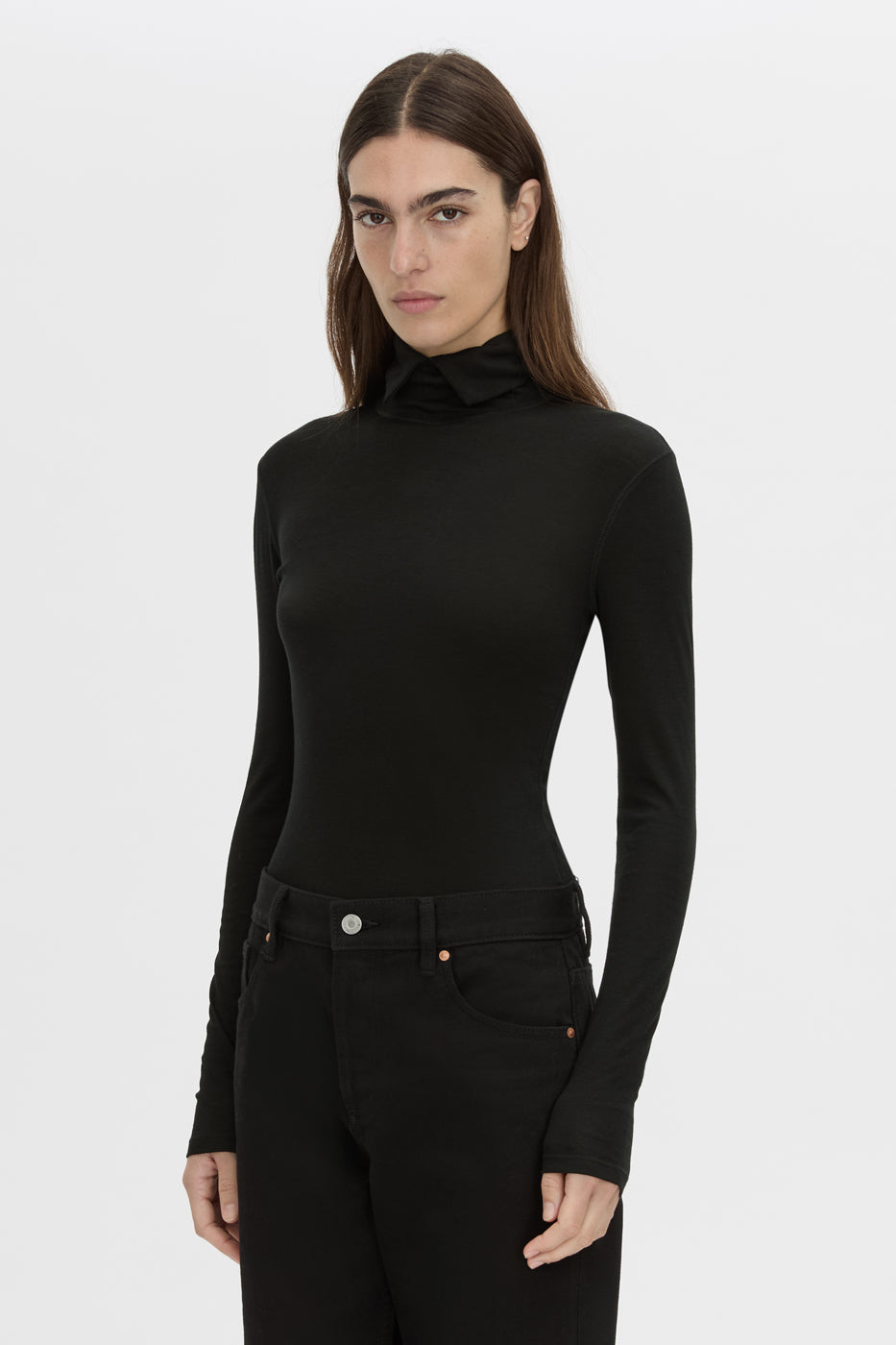 Barre High Neck Top