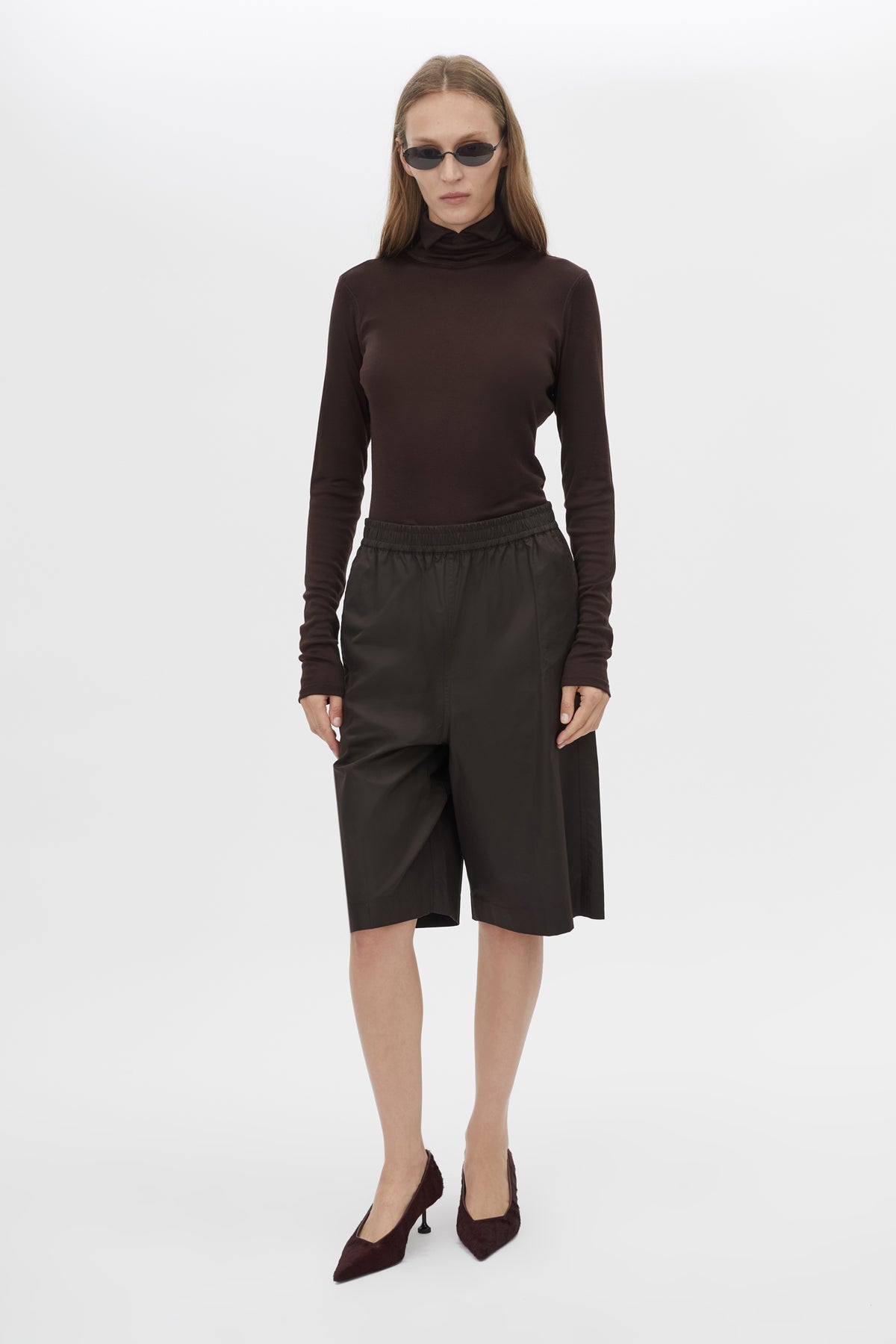 Barre High Neck Top