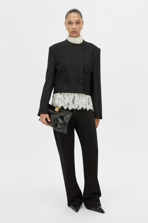 Caius Relaxed Cropped Blazer