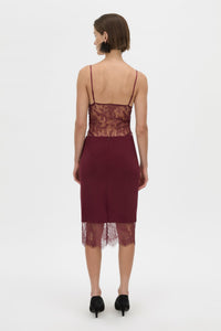 Cora V Neck Lace Bodysuit