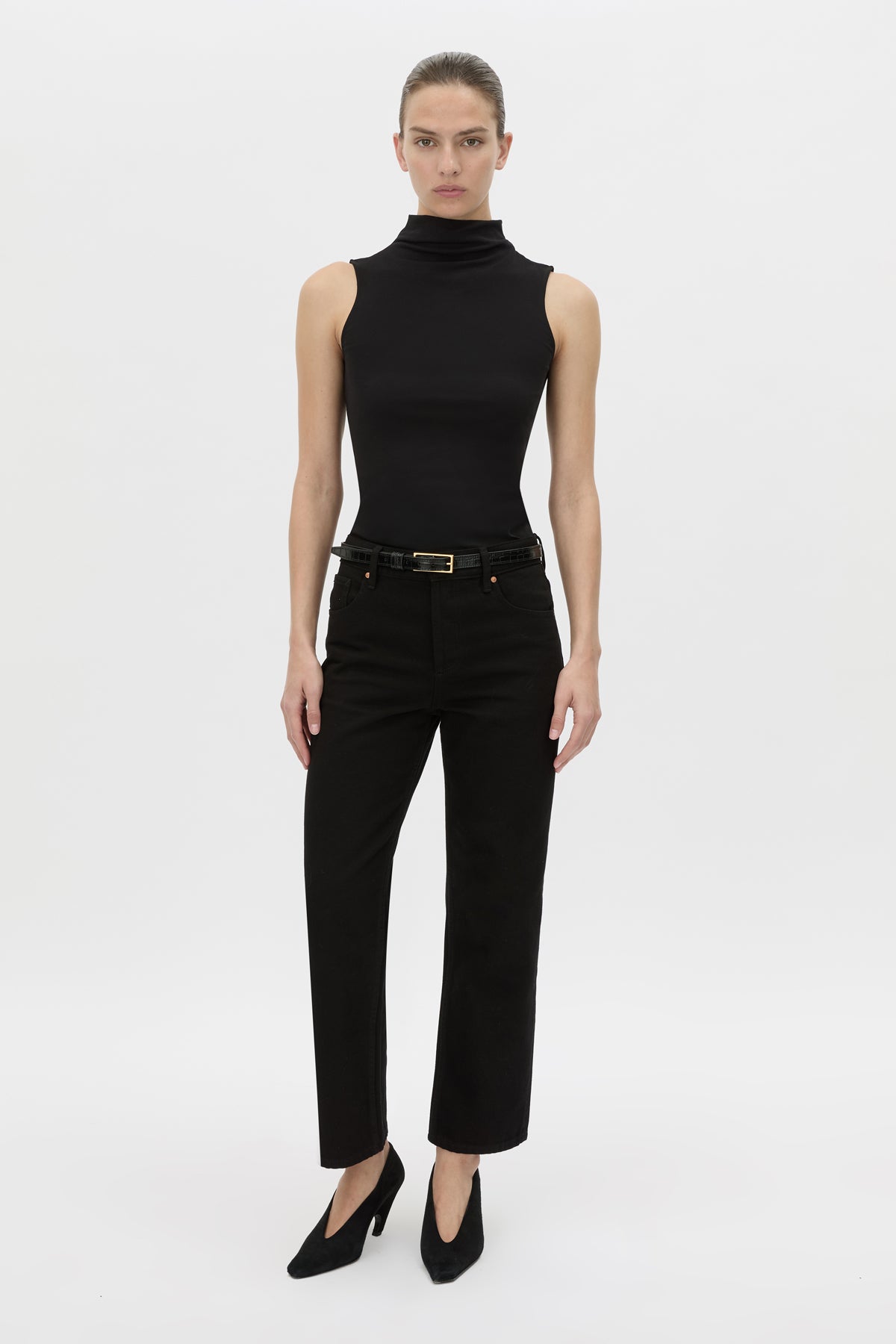 Dakota Sleeveless High Neck Top