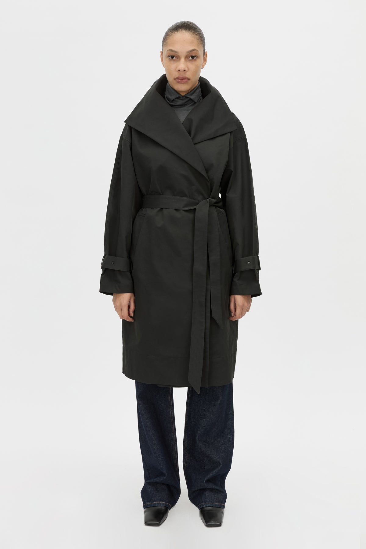 Gia Funnel Neck Coat