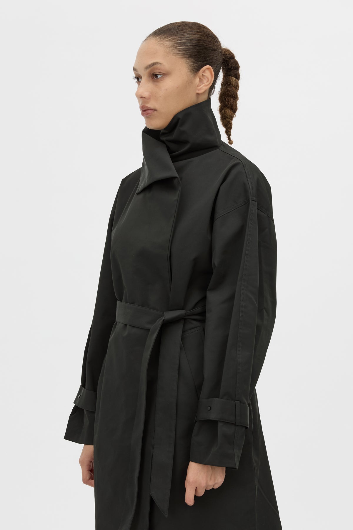 Gia Funnel Neck Coat