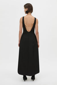 Helix Back Detail Midi Dress