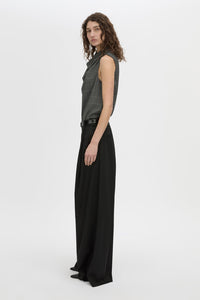 Lourdes Check Shell Top