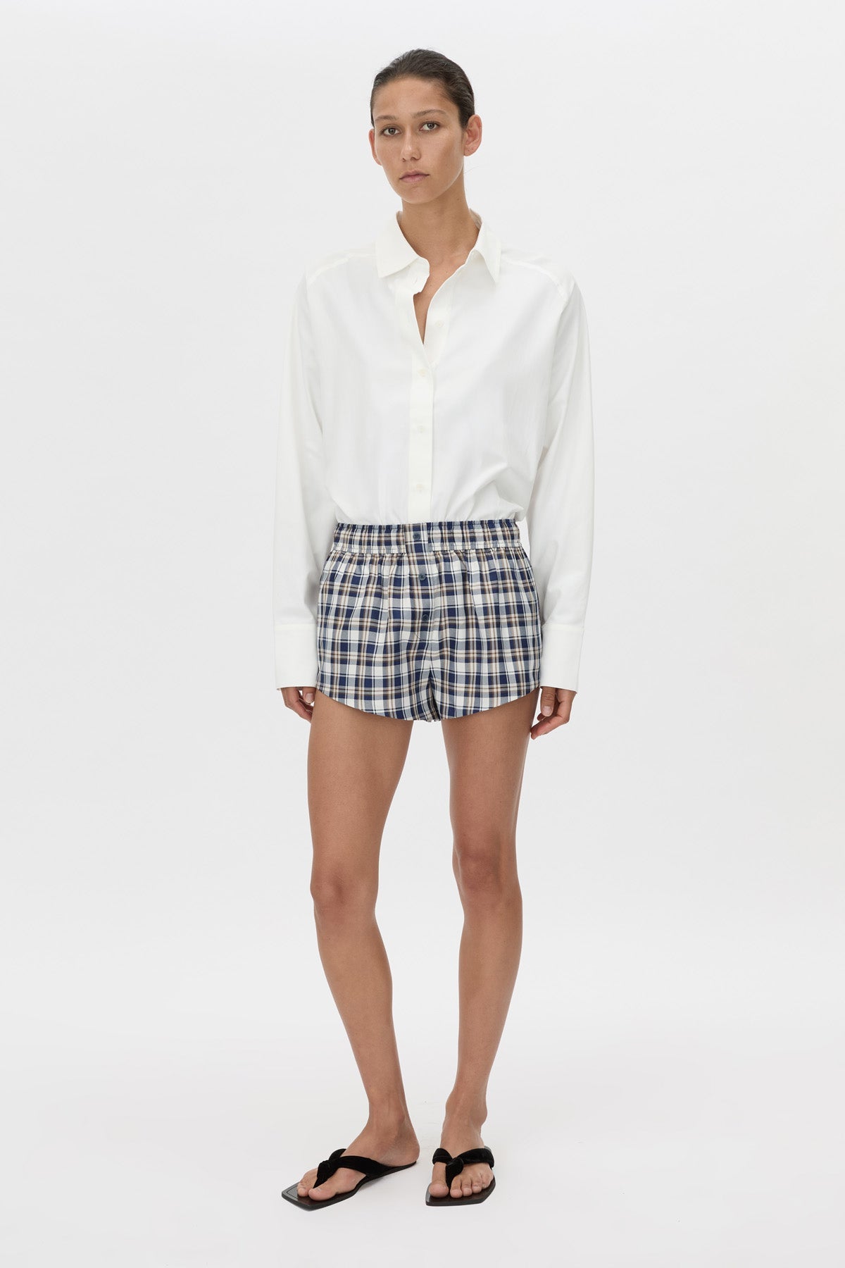 Lucente Check Micro Short