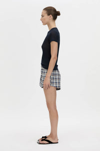 Lucente Check Micro Short