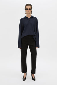 Moreno Long Sleeve Polo Top