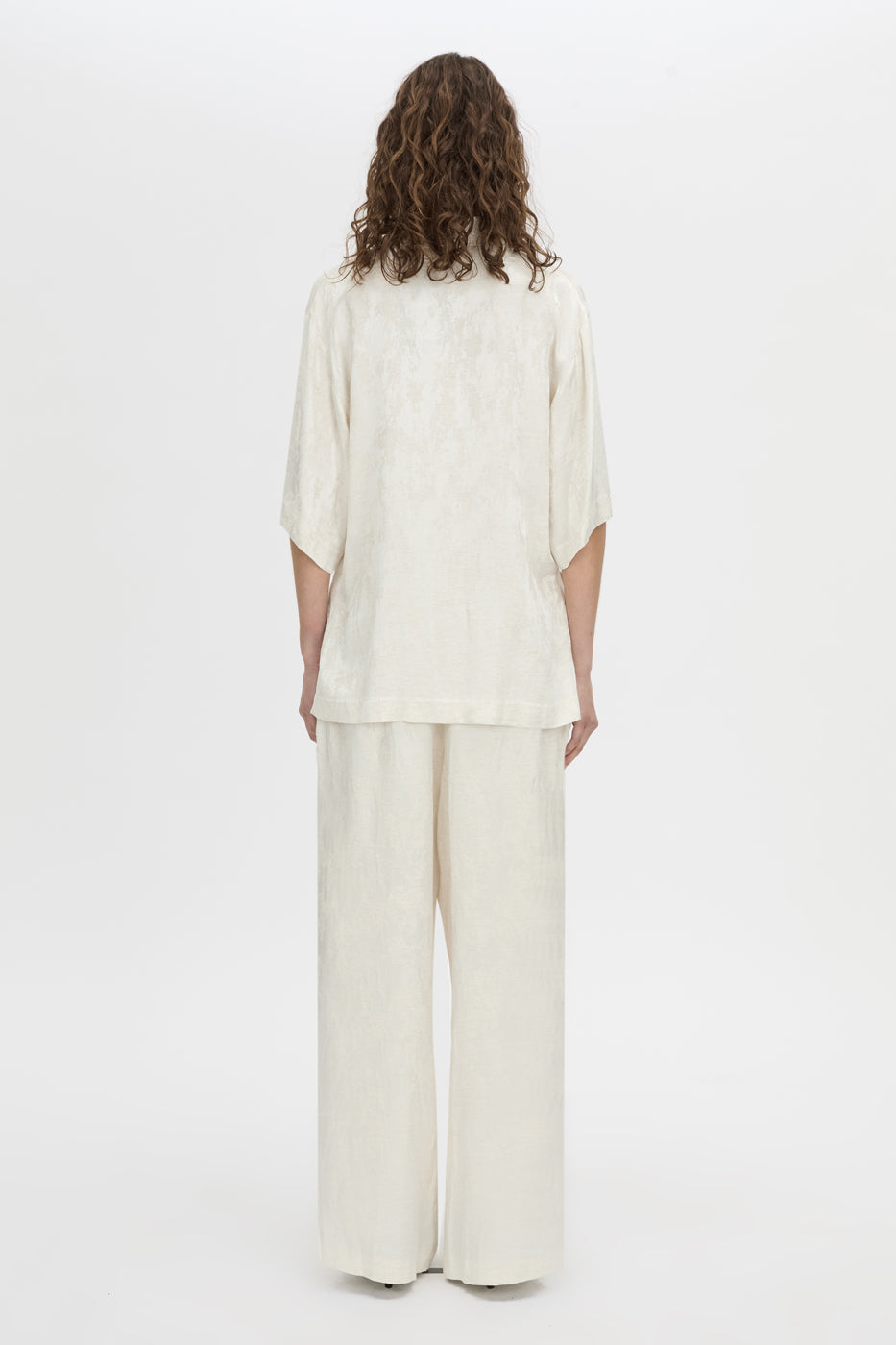 Naidee Satin Short Slv Shirt