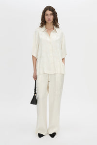 Naidee Satin Short Slv Shirt