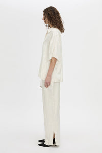 Naidee Satin Short Slv Shirt