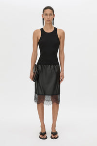 Nes Leather Skirt
