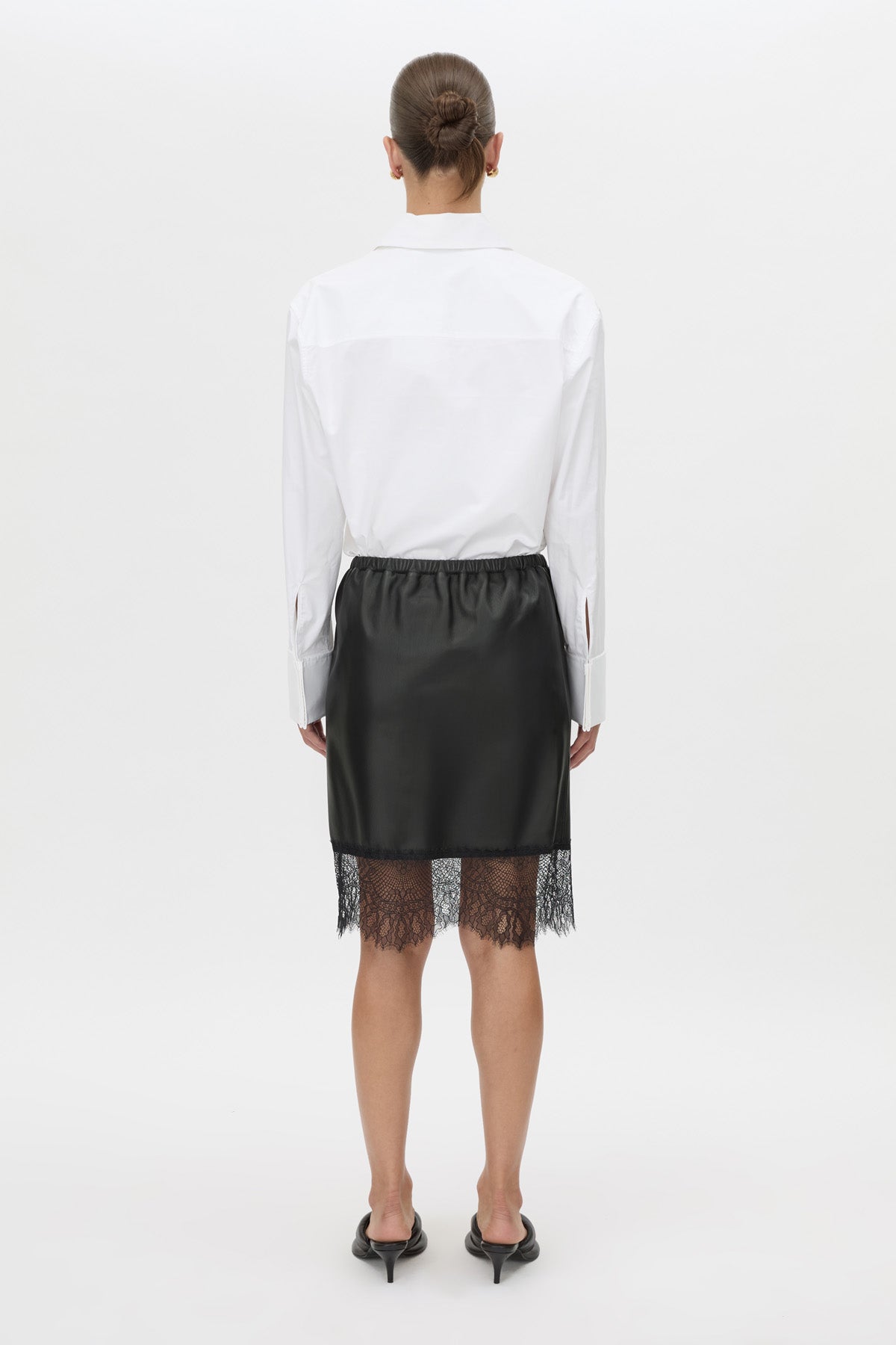 Nes Leather Skirt