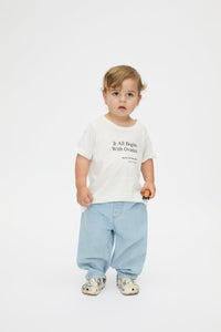 It All Begins With Ovaries Kids Tee
