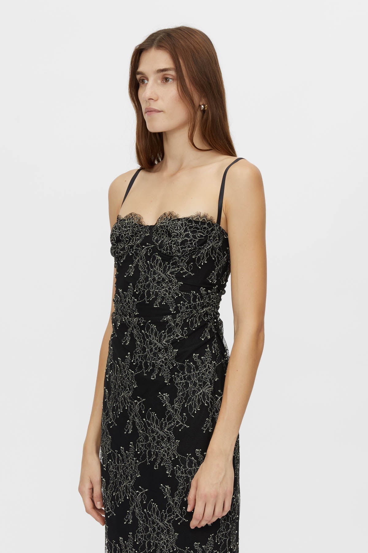 Peregrine Lace Midi Dress