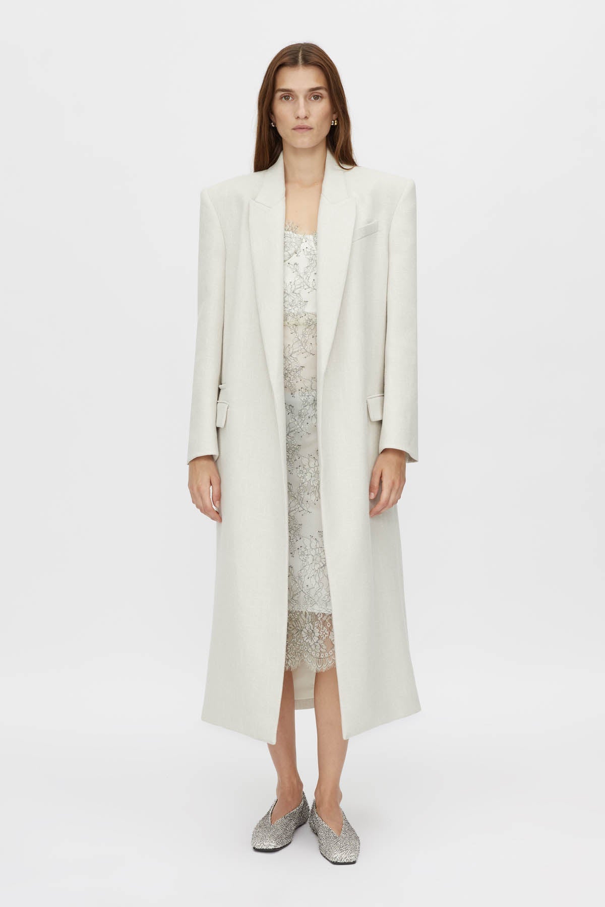 Peregrine Lace Midi Dress in Cream - CAMILLA AND MARC® C&M – CAMILLA AND  MARC
