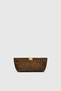 Poppy Leopard Clutch