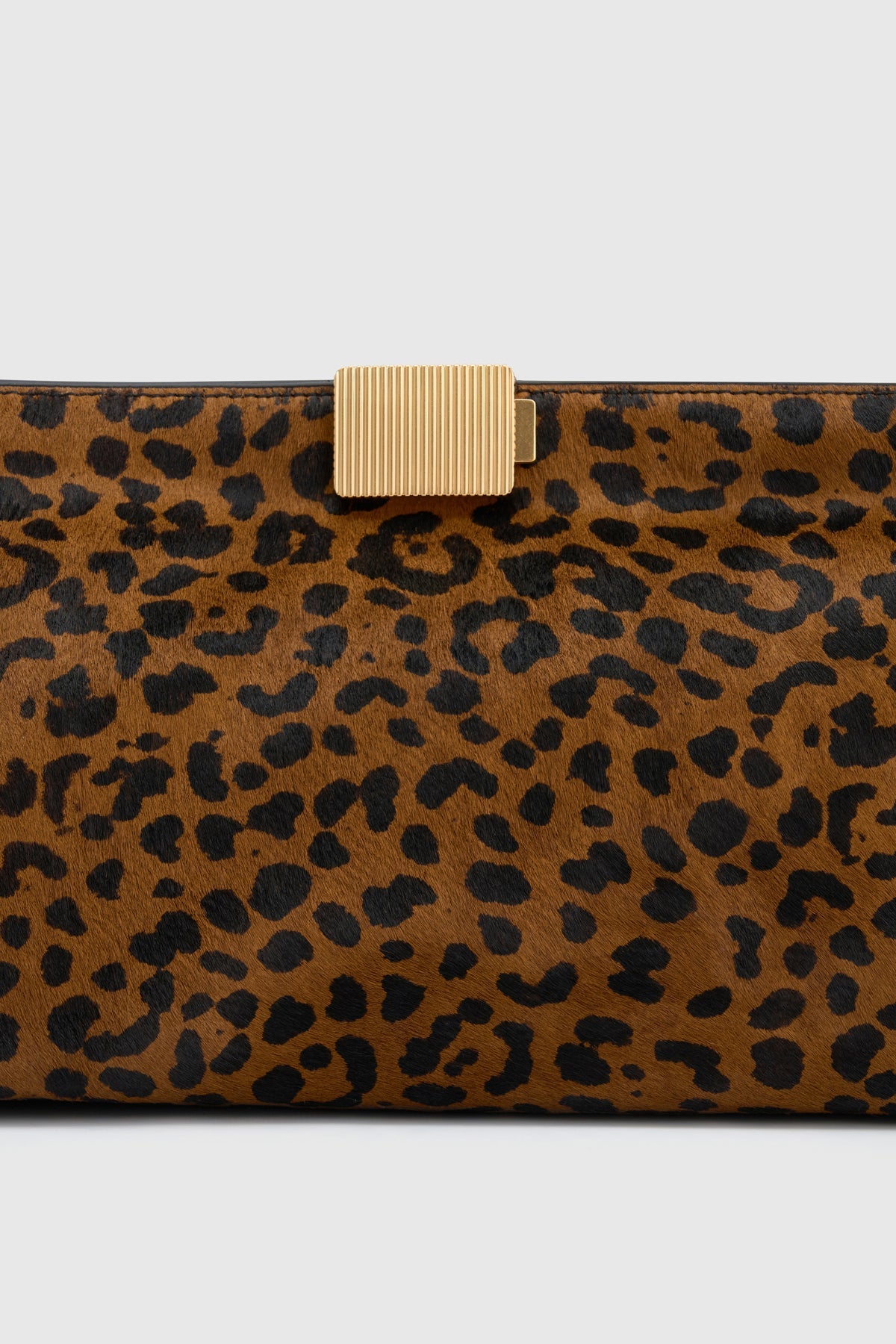 Poppy Leopard Clutch