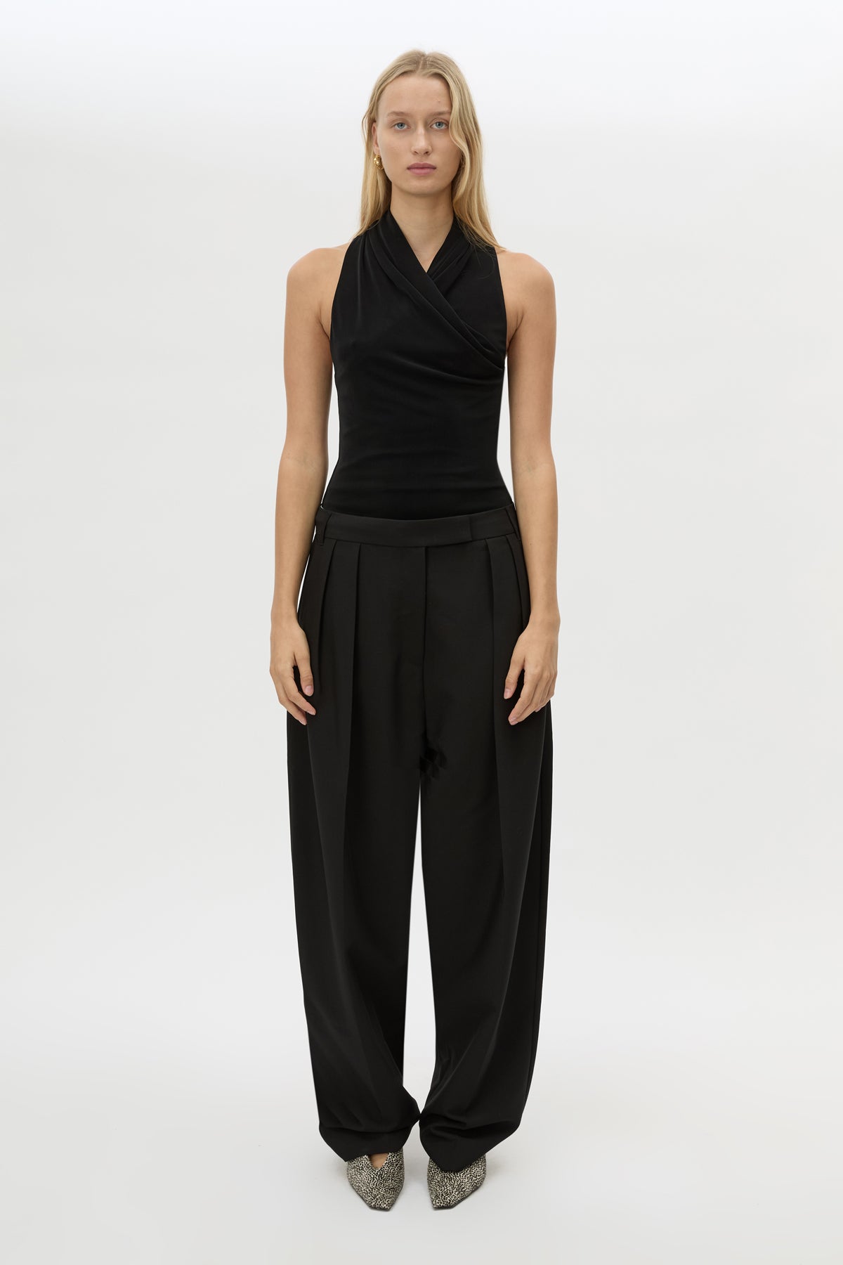 Ravine Wrap Neck Bodysuit