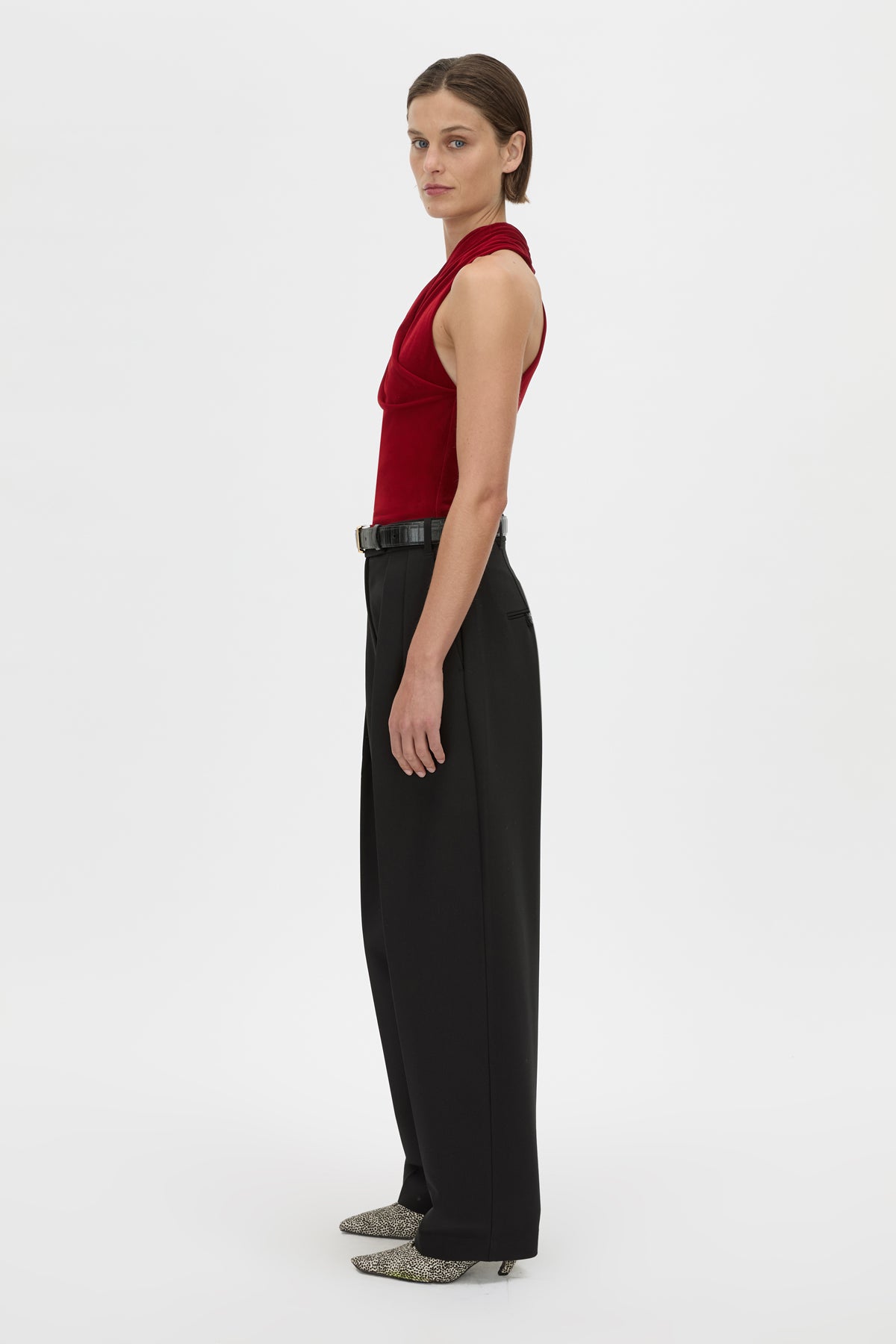 Ravine Wrap Neck Bodysuit