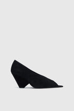 Rhys Suede Peep Toe Pump