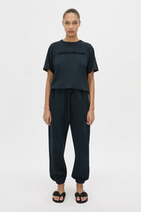Tia Flocking Logo Tee