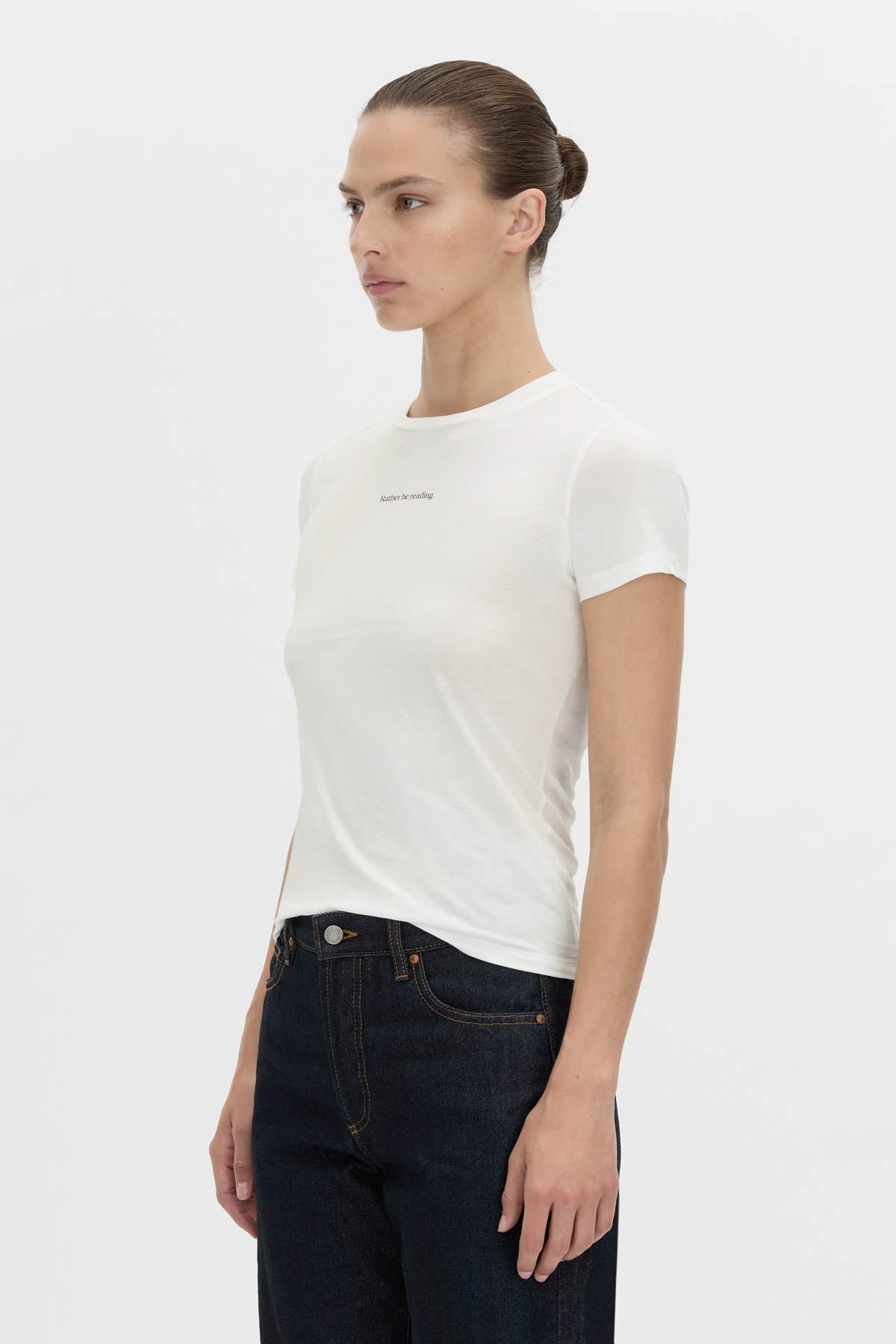 Verity Slogan Fitted Tee