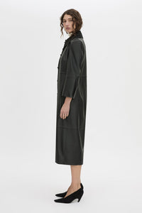 Yaz Leather Coat