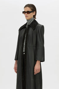 Yaz Leather Coat