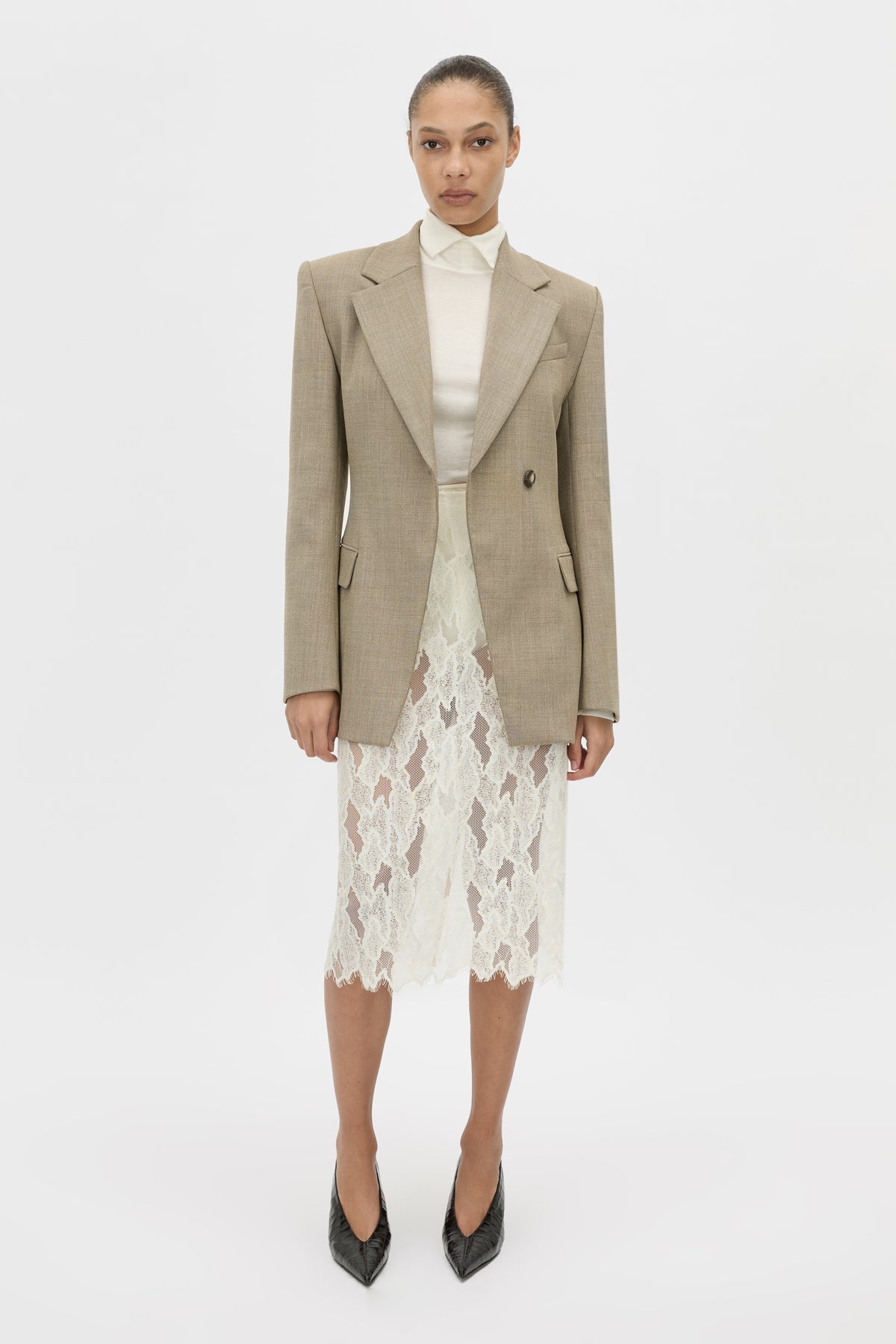 Zemira Lace Midi Skirt