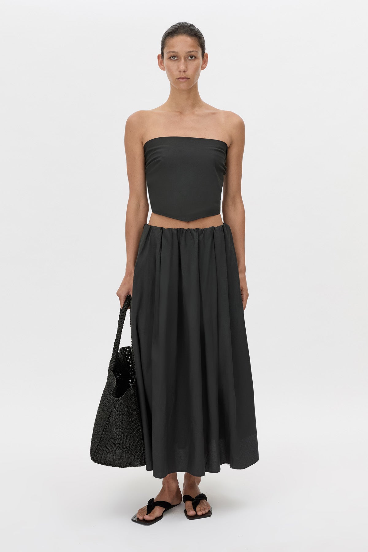 Milo Gathered Skirt W/belt