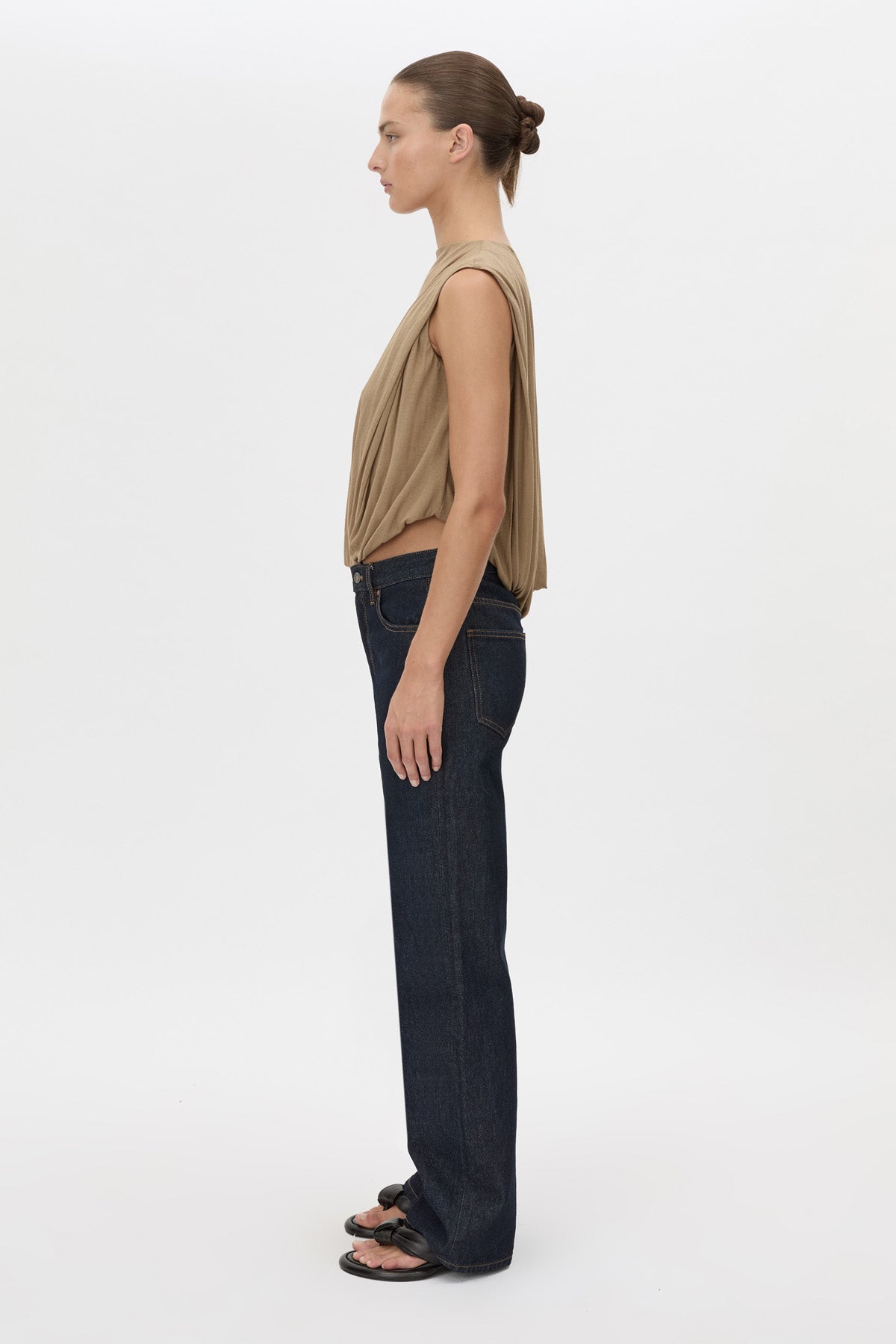 Siona Sleeveless Drape Top