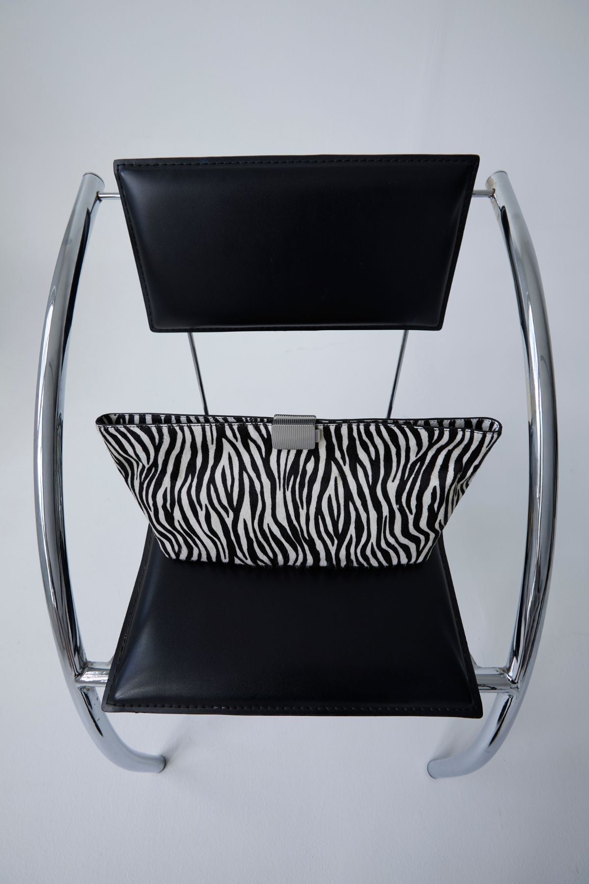 Poppy Zebra Clutch