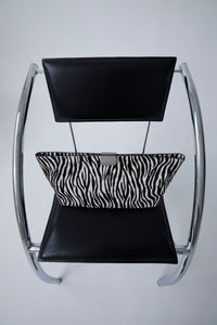 Poppy Zebra Clutch