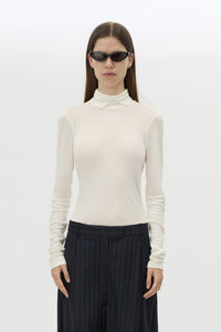 Barre High Neck Top