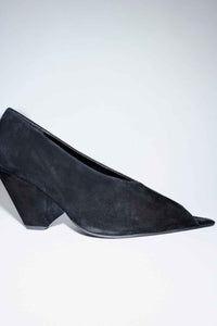 Rhys Suede Peep Toe Pump