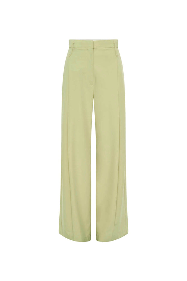 Florent High-waisted Pant in Pistachio Green - CAMILLA AND MARC