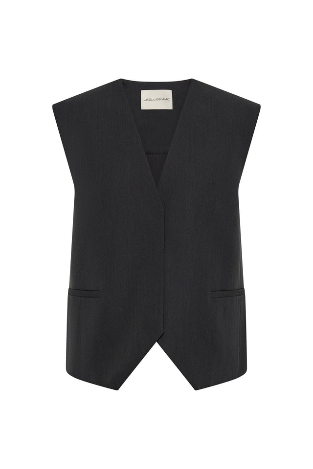 Danica Vest in Steel Grey - CAMILLA AND MARC® Official | C&M